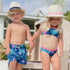 Snapperrock Kids Trim Fedora NAVY/NATURAL