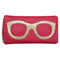ili New York Eyeglass Case INDIAN PINK/LIGHT GOLD