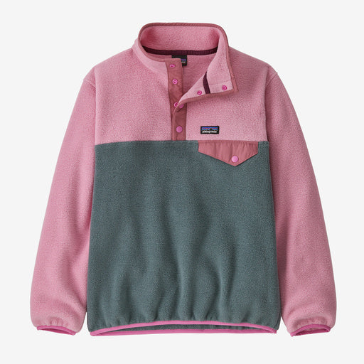 Patagonia Kids LW Synch Snap-T Pullover NOUVEAU GREEN