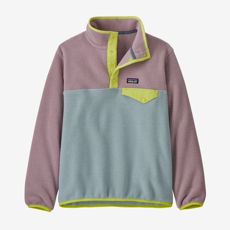 Patagonia Kids LW Synch Snap-T Fleece THERMAL BLUE