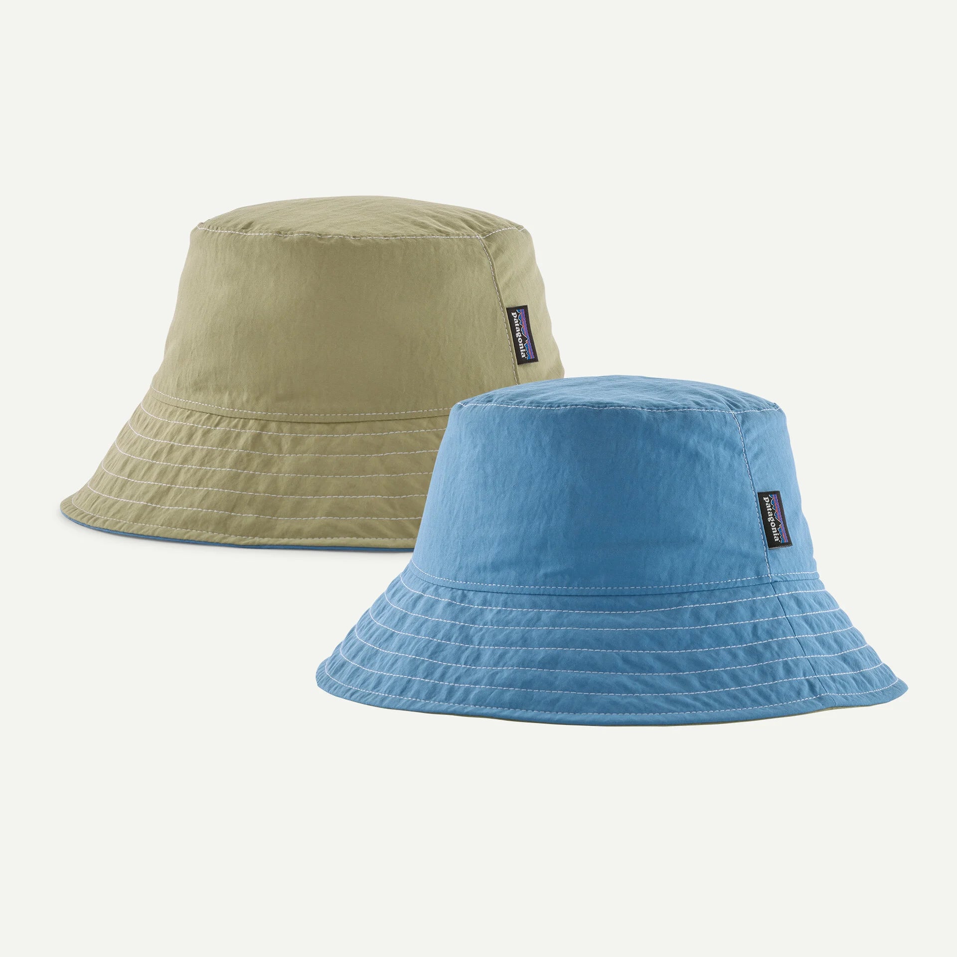 Patagonia Kid's Reversible Bucket Hat SHORE BLUE