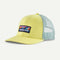 Patagonia Kid's Trucker Hat BOARDSHORT LOGO LEMON ZEST