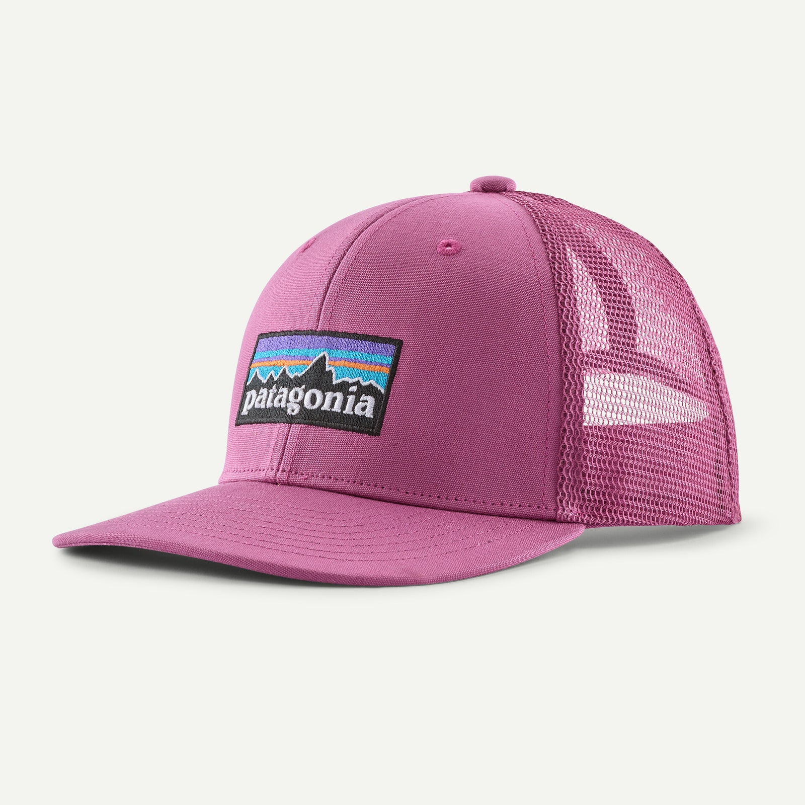 Patagonia Kids Trucker Hat P-6 LOG FADED MAGENTA