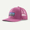 Patagonia Kids Trucker Hat P-6 LOG FADED MAGENTA