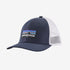 Patagonia Kid's Trucker Hat P-6 Logo: NEW NAVY