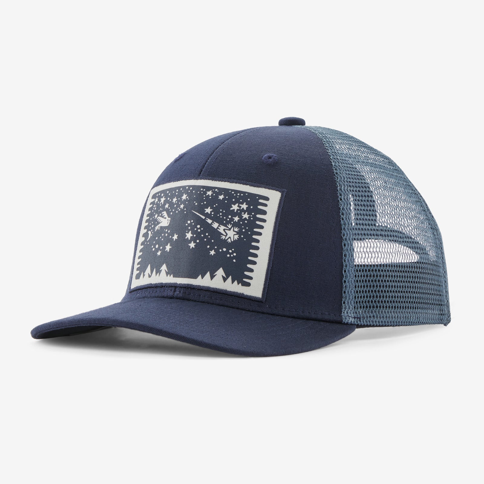 Patagonia Kid's Trucker Hat Silent Flight: NEW NAVY