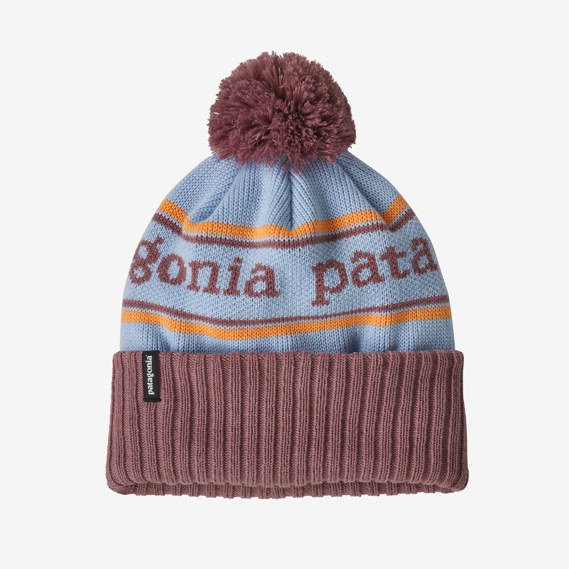 Patagonia Kid's Powder Town Beanie PARK STRIPE: WISPY