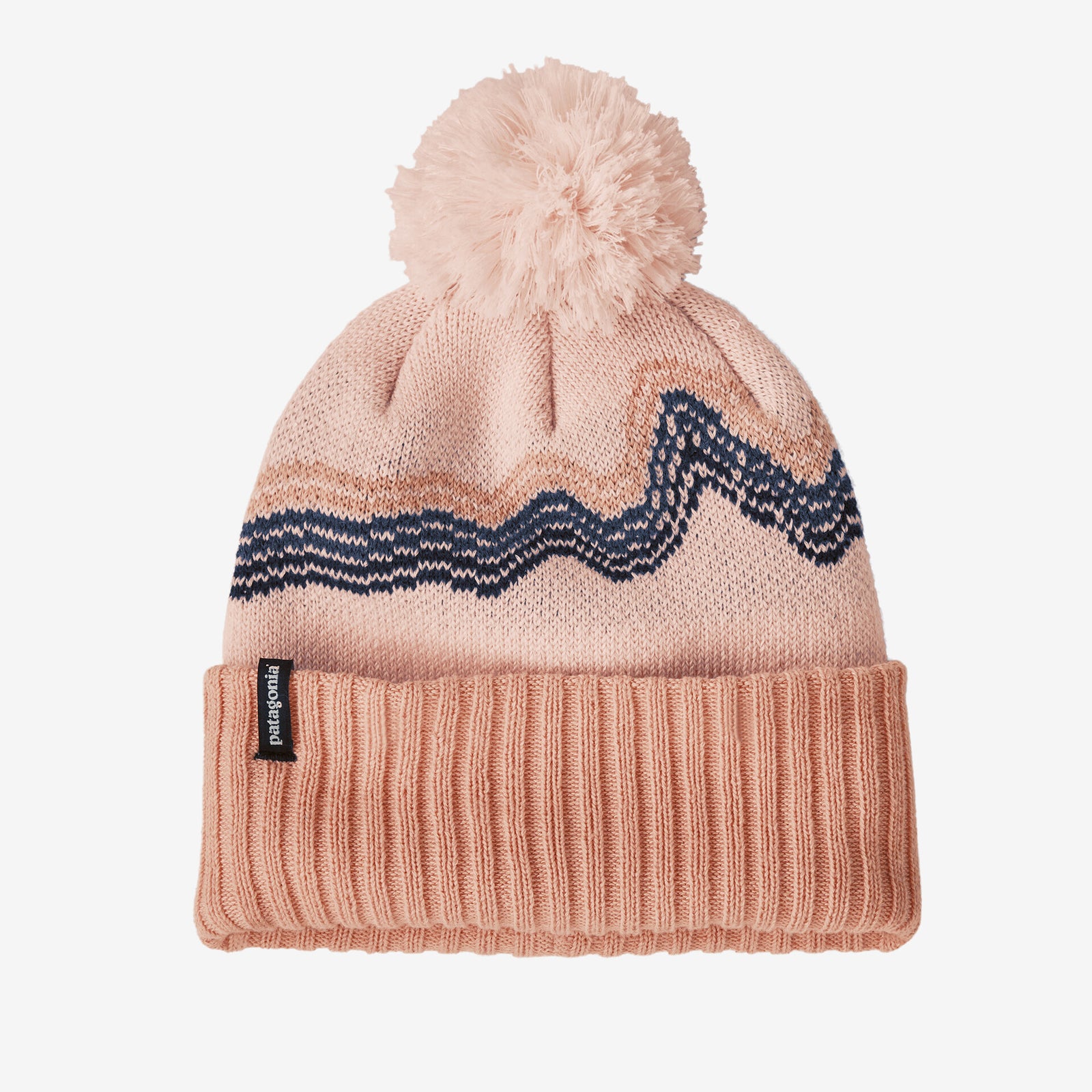 Patagonia Kids Powder Town Beanie RIDGE RISE PINK