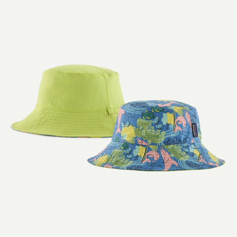 Patagonia Baby Sun Bucket Hat AMAZONIA SHORE BLUE