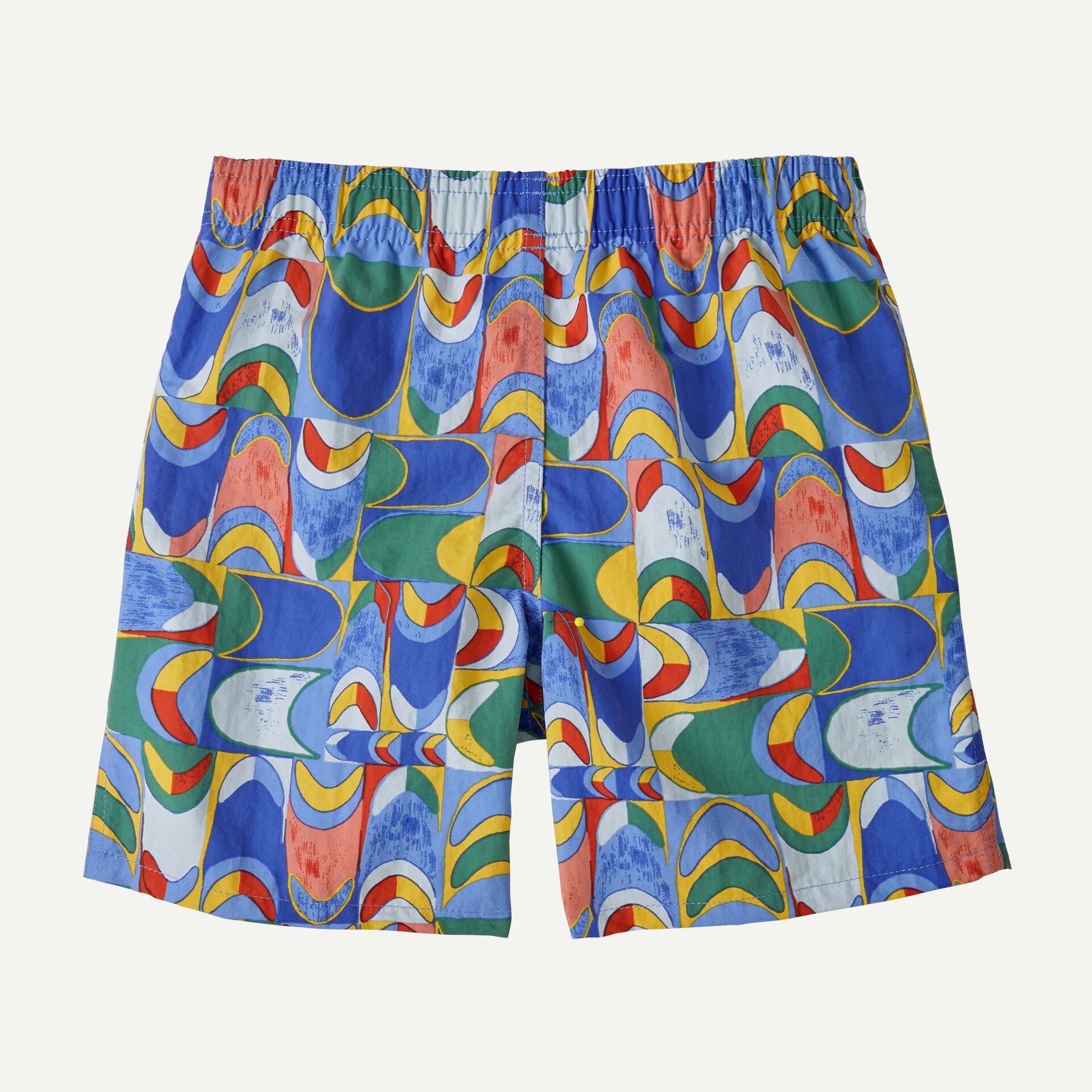 Patagonia Kids Baggies 5" SWALLOWTAIL GEO EDDY BLUE