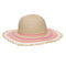 Snapperrock Kids Peachy Striped Sunhat NATURAL