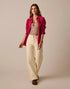 Carve Designs W Fairbanks Supersoft Shirt DEEP ROUGE HEATHER
