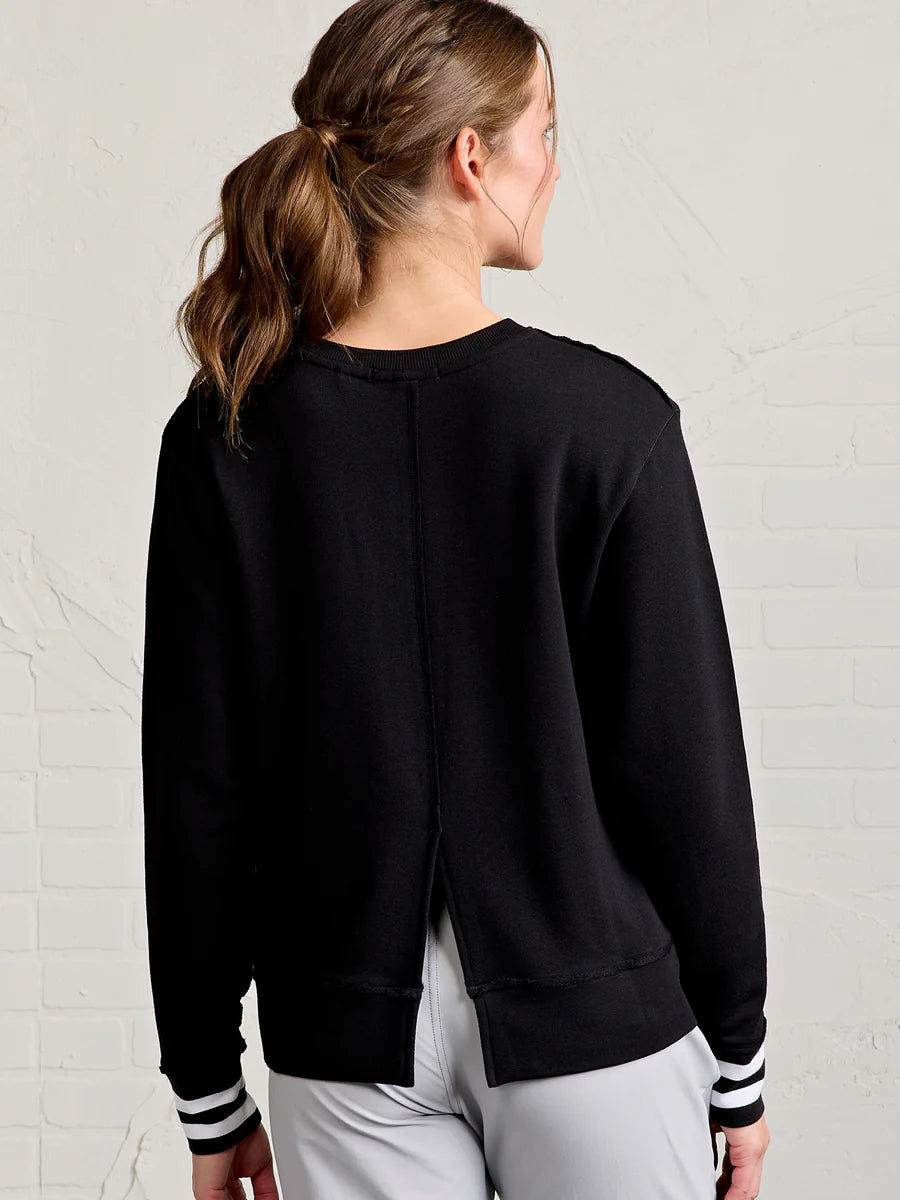 Tasc W Clubhouse Sweatshirt BLACK