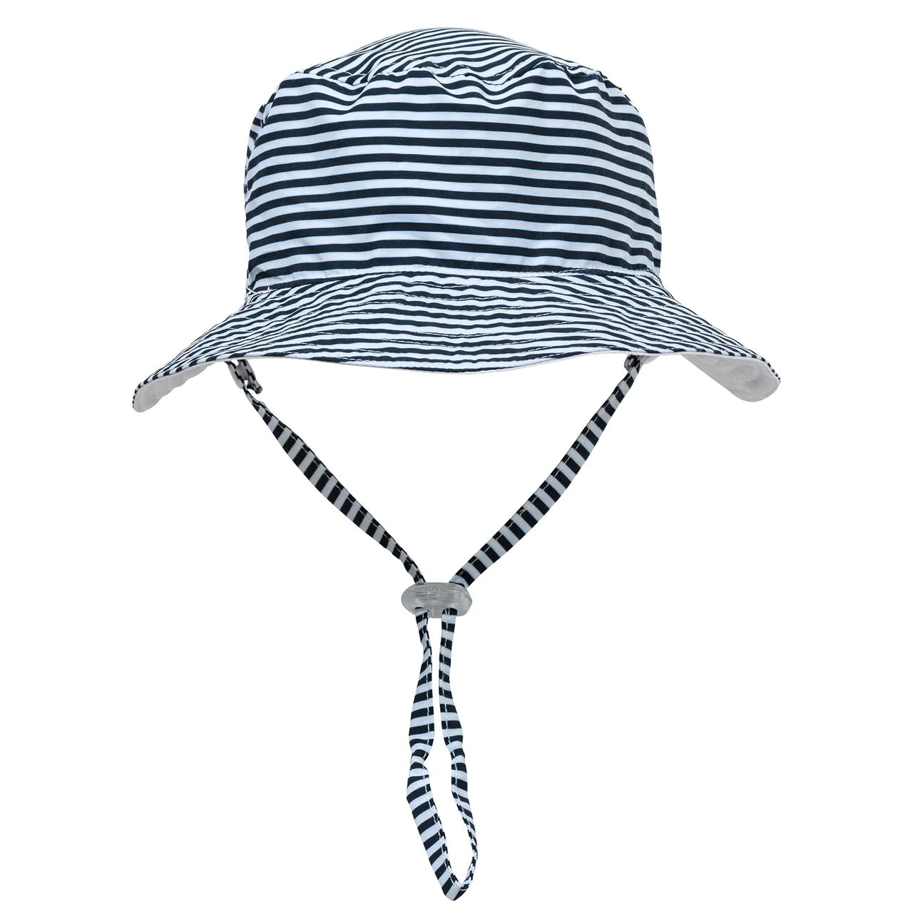 Snapperrock Kids Bucket Hat NAVY/WHITE STRIPE