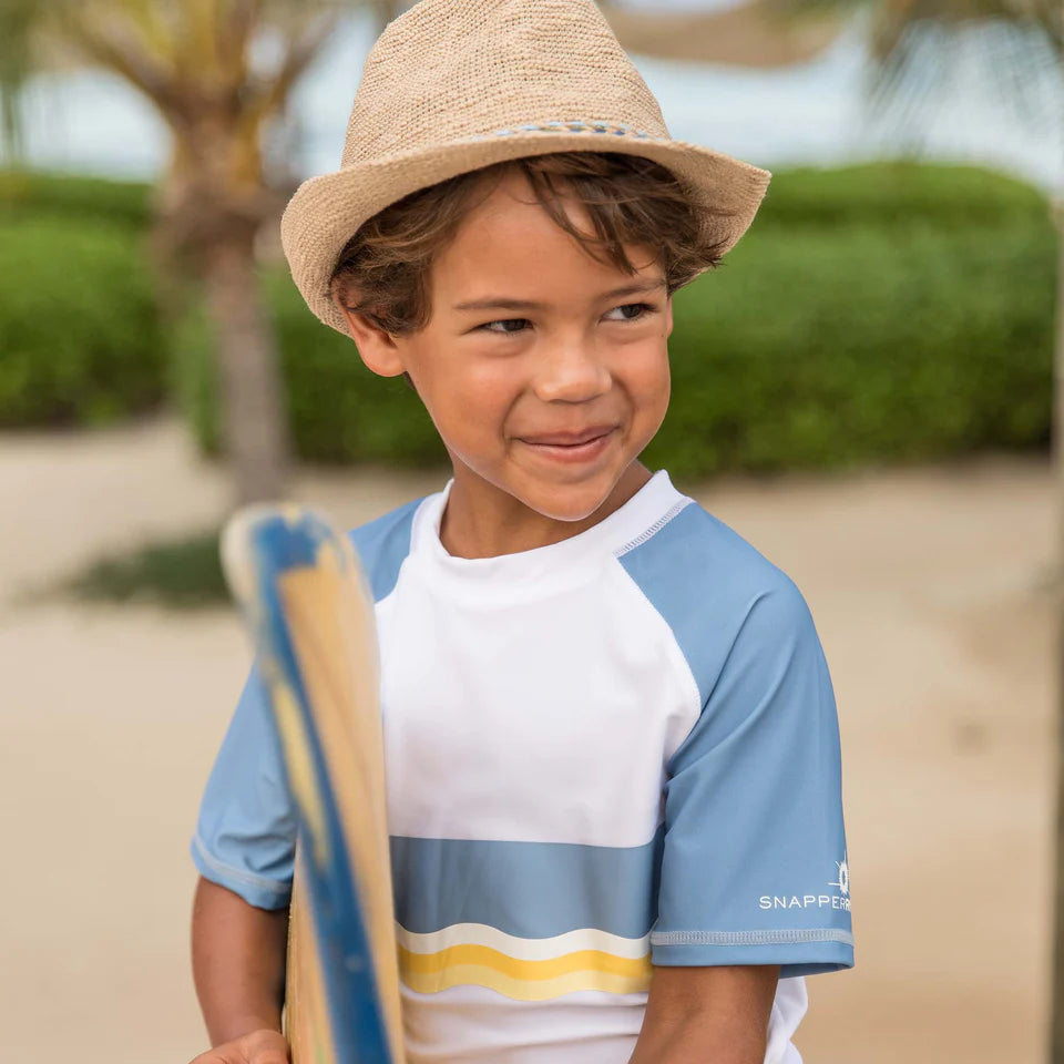Snapperrock Kids Braid Fedora NATURAL