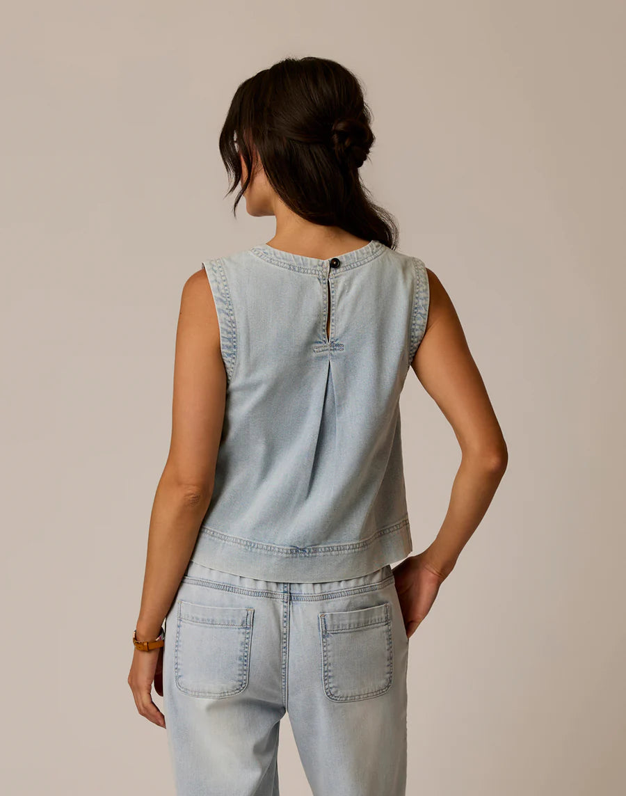 Carve Designs W Susie Denim Tank SAVANNAH