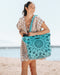 Sand Cloud Mandala Beach Tote SEAGLASS