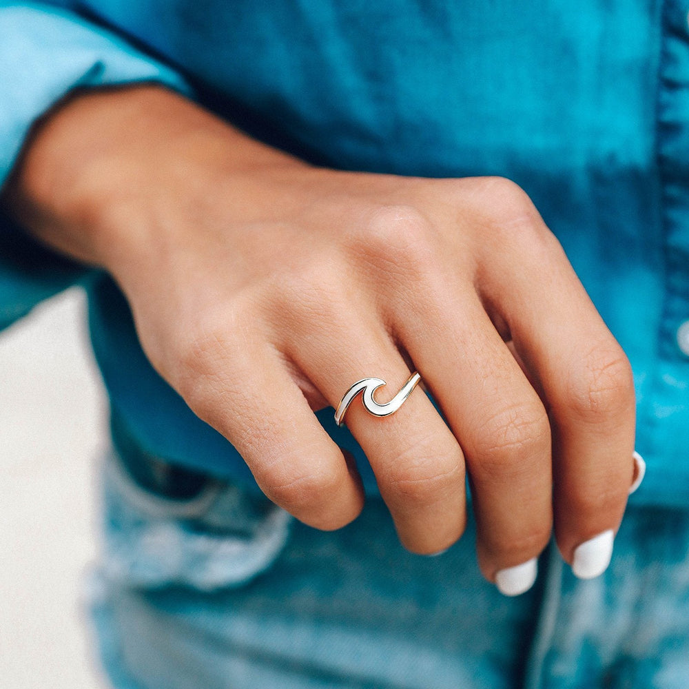 Pura vida rose gold clearance wave ring