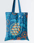 Sand Cloud Reef Turtles Everyday Tote DEEP OCEAN