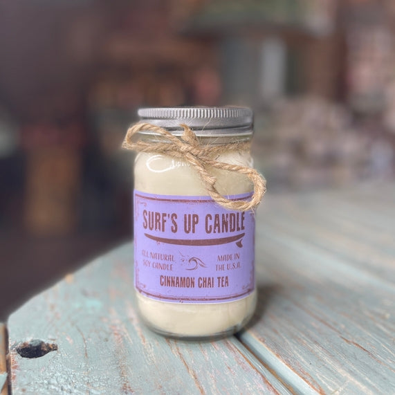 Surf's Up 16 oz Candle CINNAMON CHAI TEA