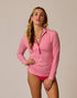 Carve Designs W Cruz Rashguard MELON STRIPE