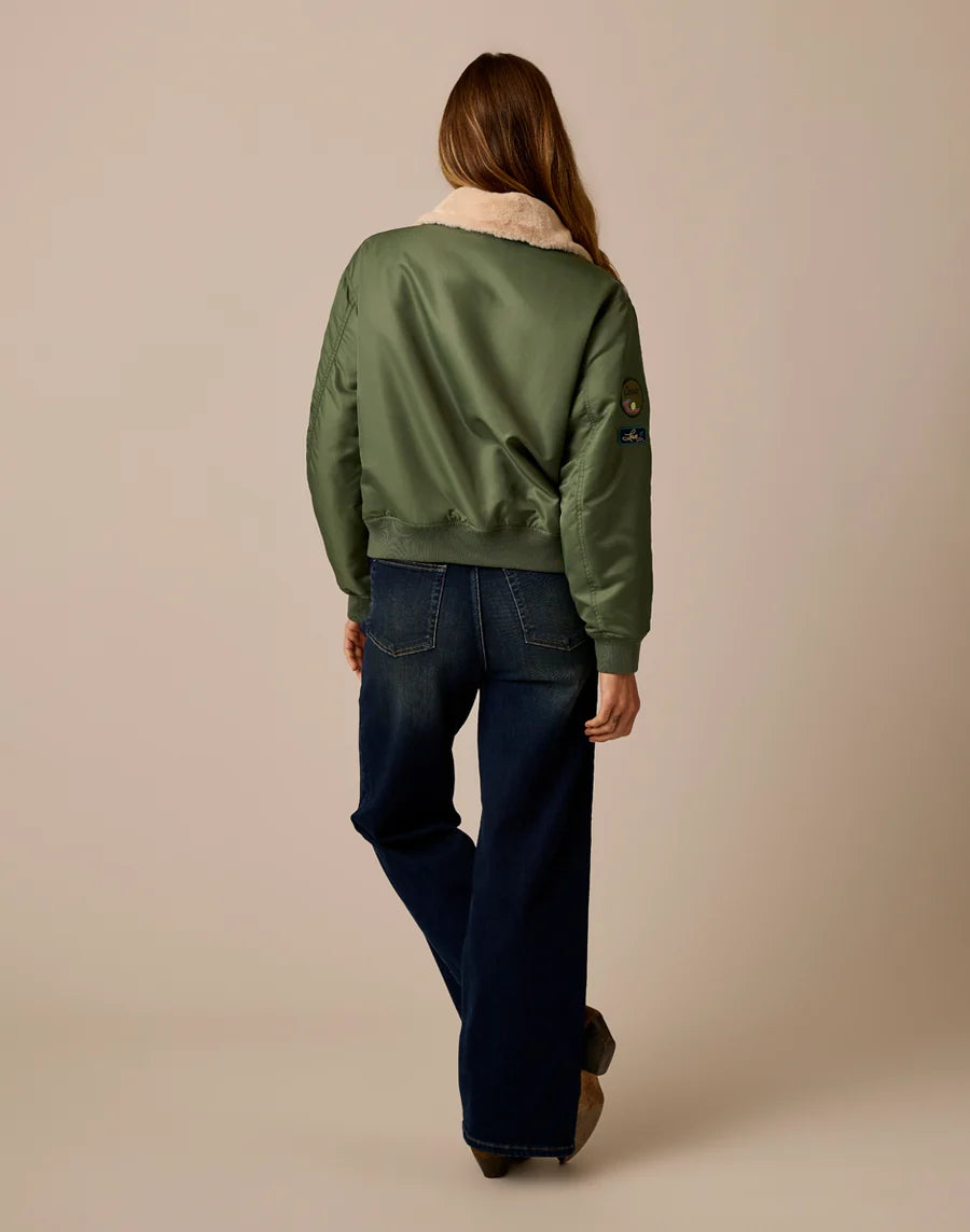 Carve Designs W Maverick Bomber LAUREL