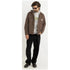 Rhythm M LS Hickory Stripe Work Shirt CEDAR