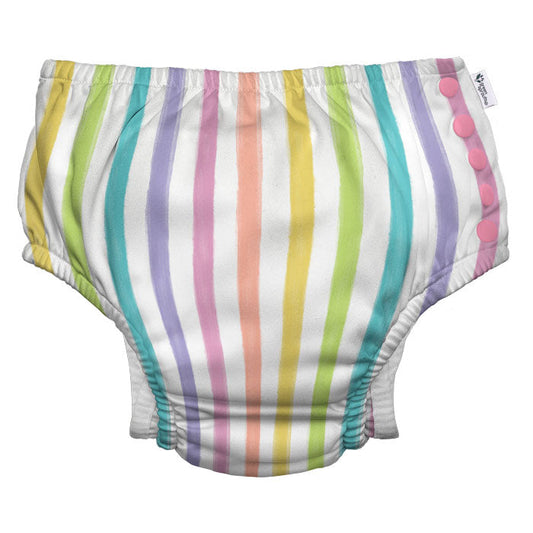 Green Sprouts Eco Snap Swim Diaper RAINBOW STRIPE