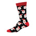 Socksmith M Bamboo Crew Father Christmas BLACK