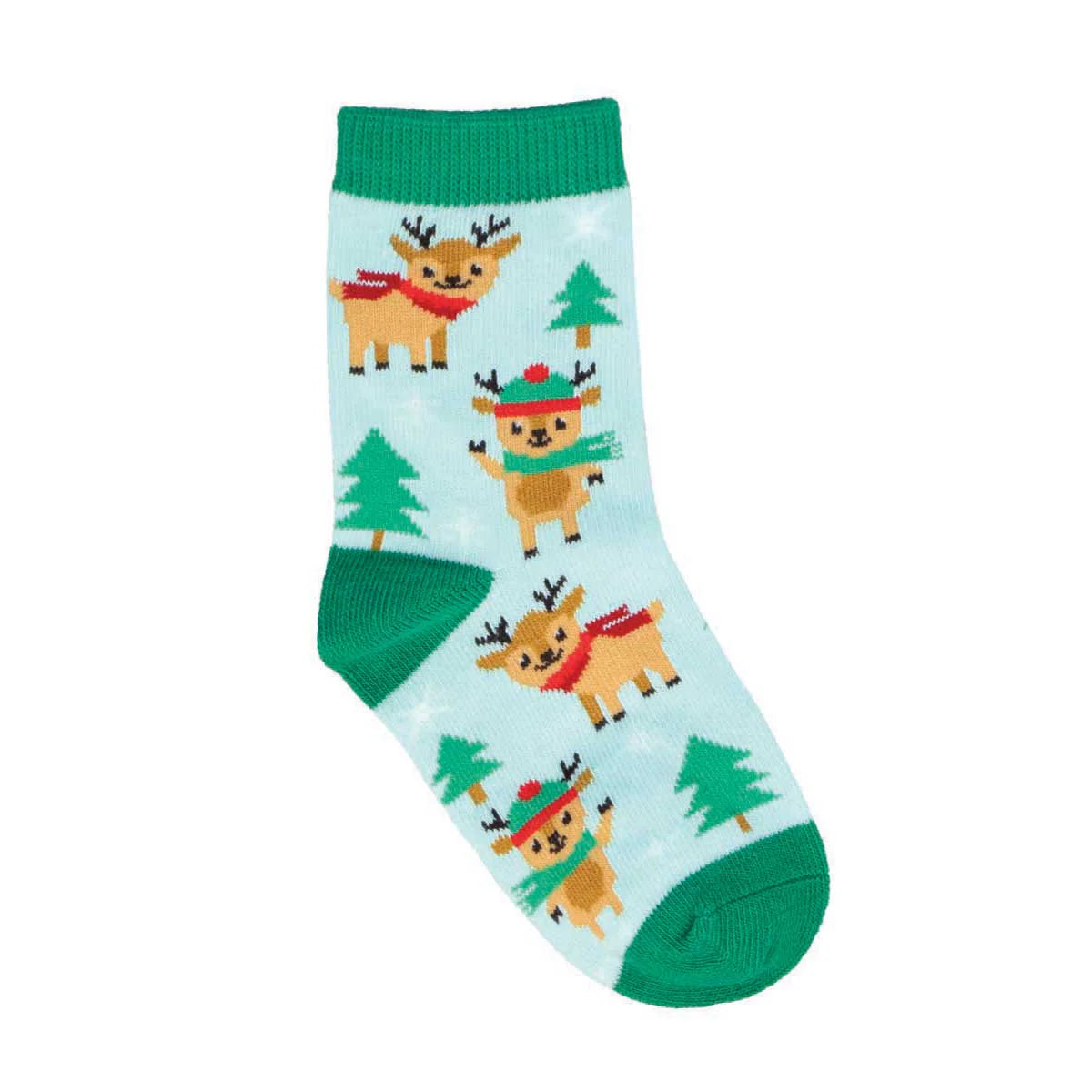Socksmith Kids Reindeer Games BLUE