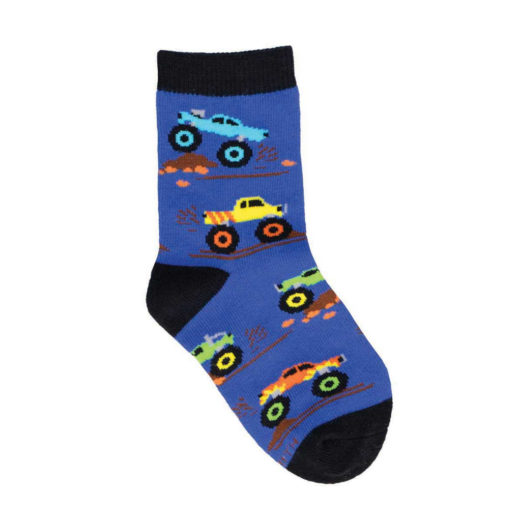 Socksmith Kids Monster Trucks BLUE