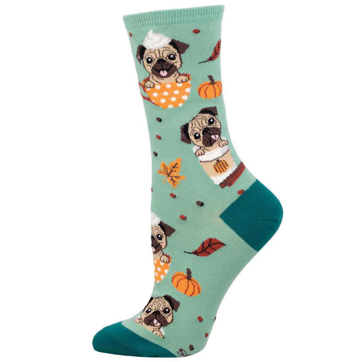 Socksmith W Pugkin Spice Latte MINT