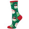 Socksmith W Cup of Holiday Cheer GREEN