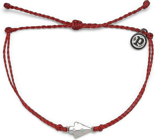 Pura Vida Antique Arrowhead Bracelet RED