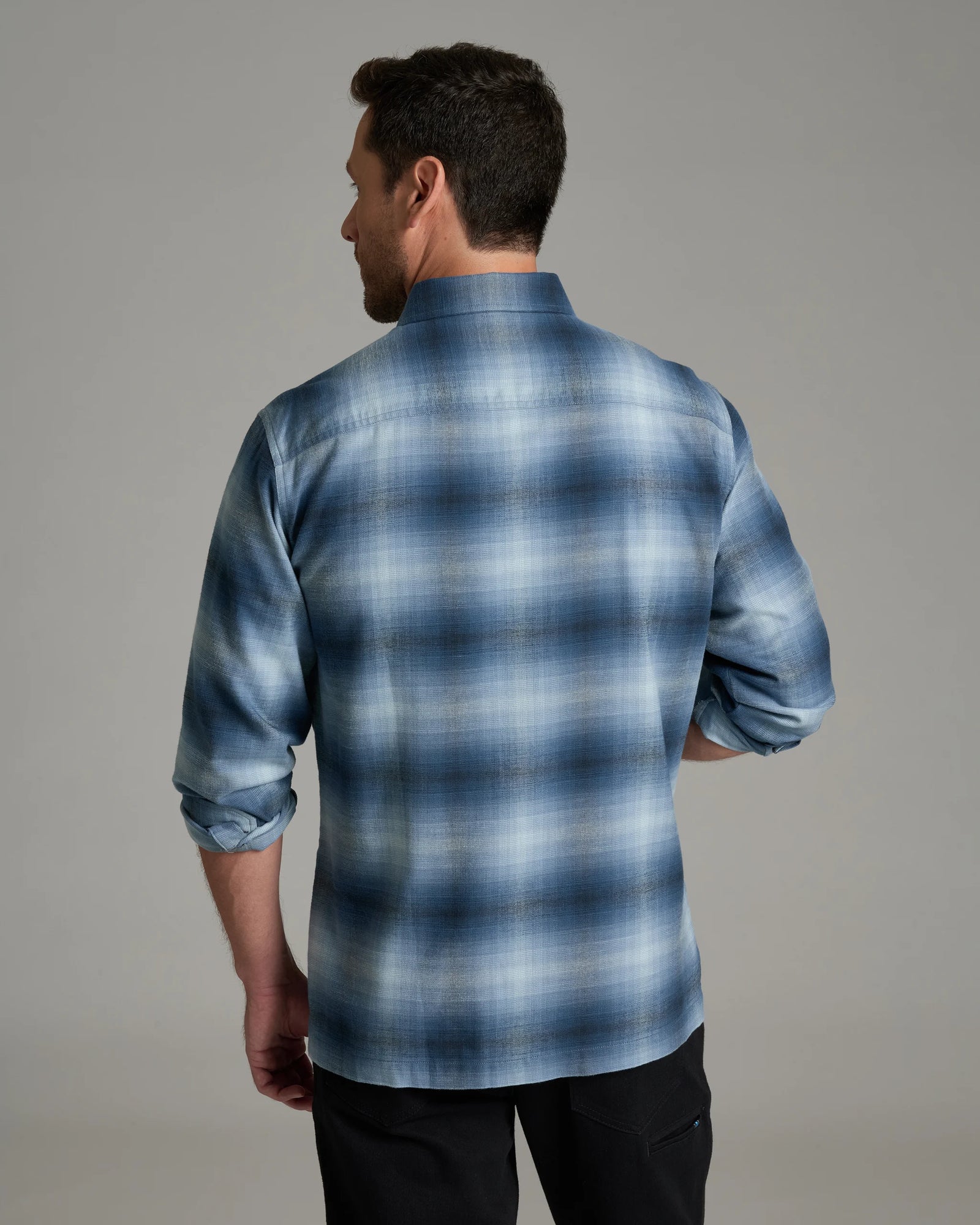 KUHL M LS Dillingr Flannel FADED DENIM