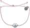Pura Vida Silver Make Waves Bracelet BABY PINK