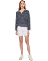 Royal Robbins W Salathe Sun Hoodie NAVAL SOLAR PRINT
