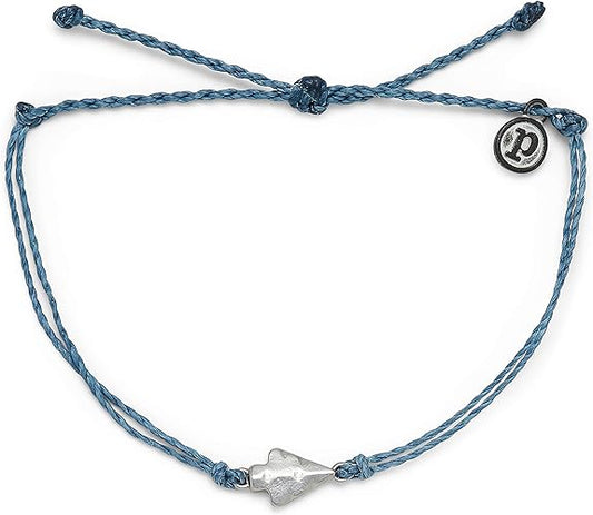 Pura Vida Antique Arrowhead Bracelet DUSTY BLUE