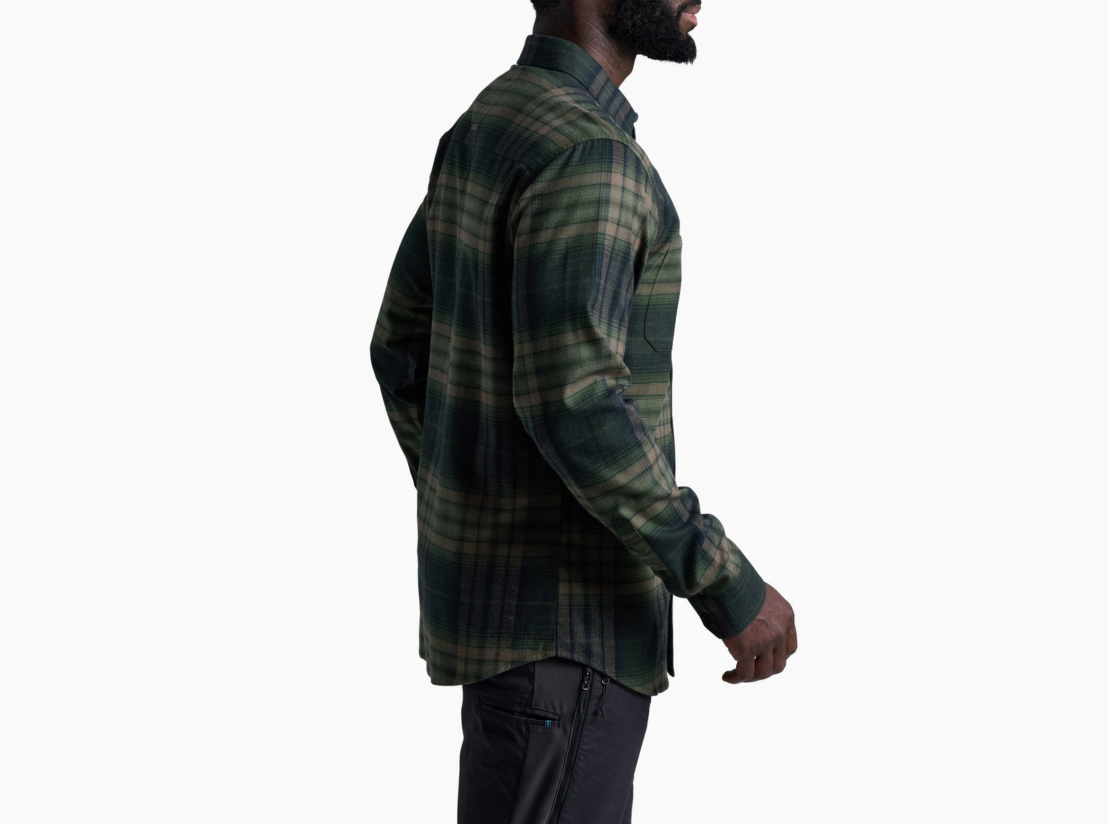 KUHL M LS Fugitive Flannel DARK FOREST