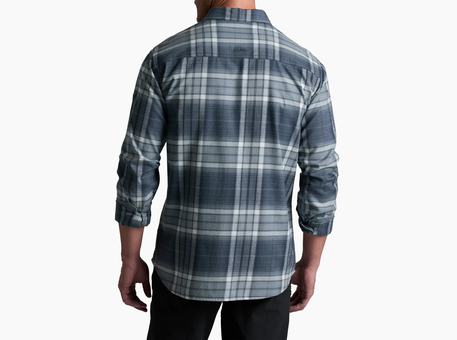KUHL M LS Fugitive Flannel STEEL BLUE