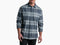 KUHL M LS Fugitive Flannel STEEL BLUE