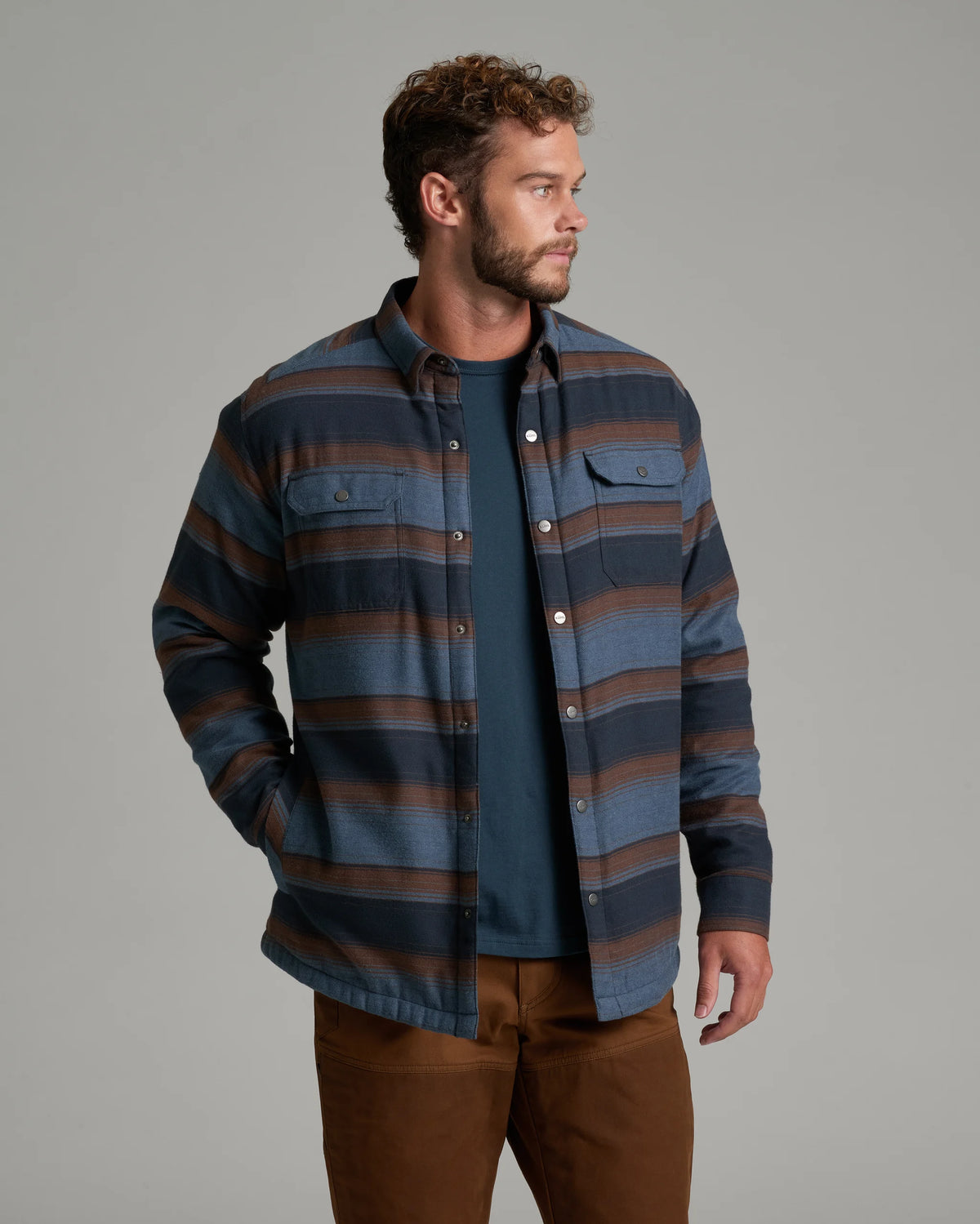 KUHL M Joyrydr Shirt-Jac BRONZE BLUE