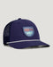 Free Fly Youth Blue Edge Trucker Hat DEEP NAVY