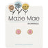 Mazie Mae Beaded Rose Studs GOLD