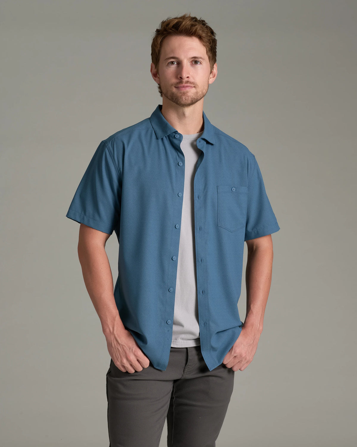 KUHL M SS Persuadr Shirt FADED DENIM