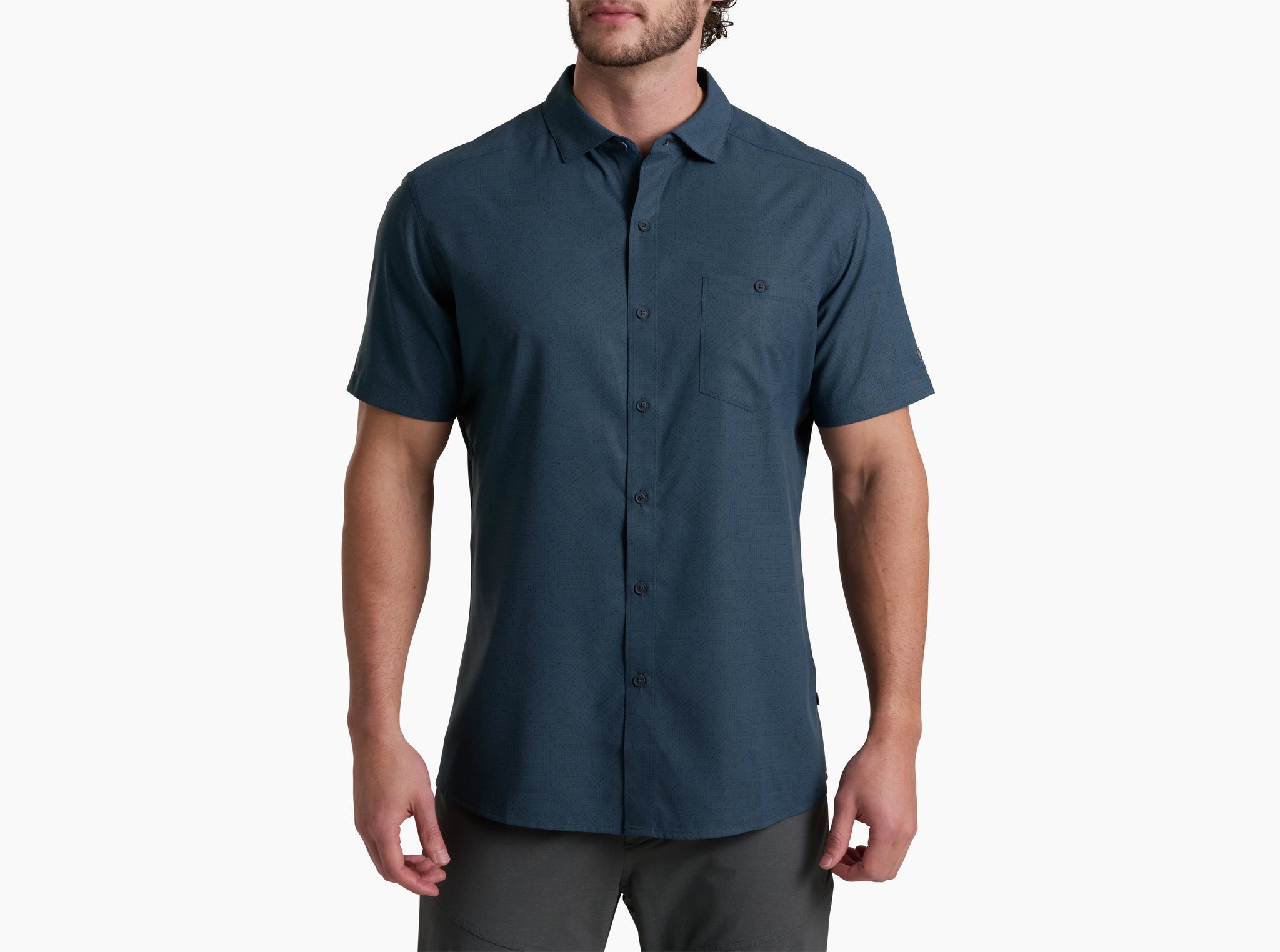 KUHL M SS Persuadr Shirt MIDNIGHT TIDE