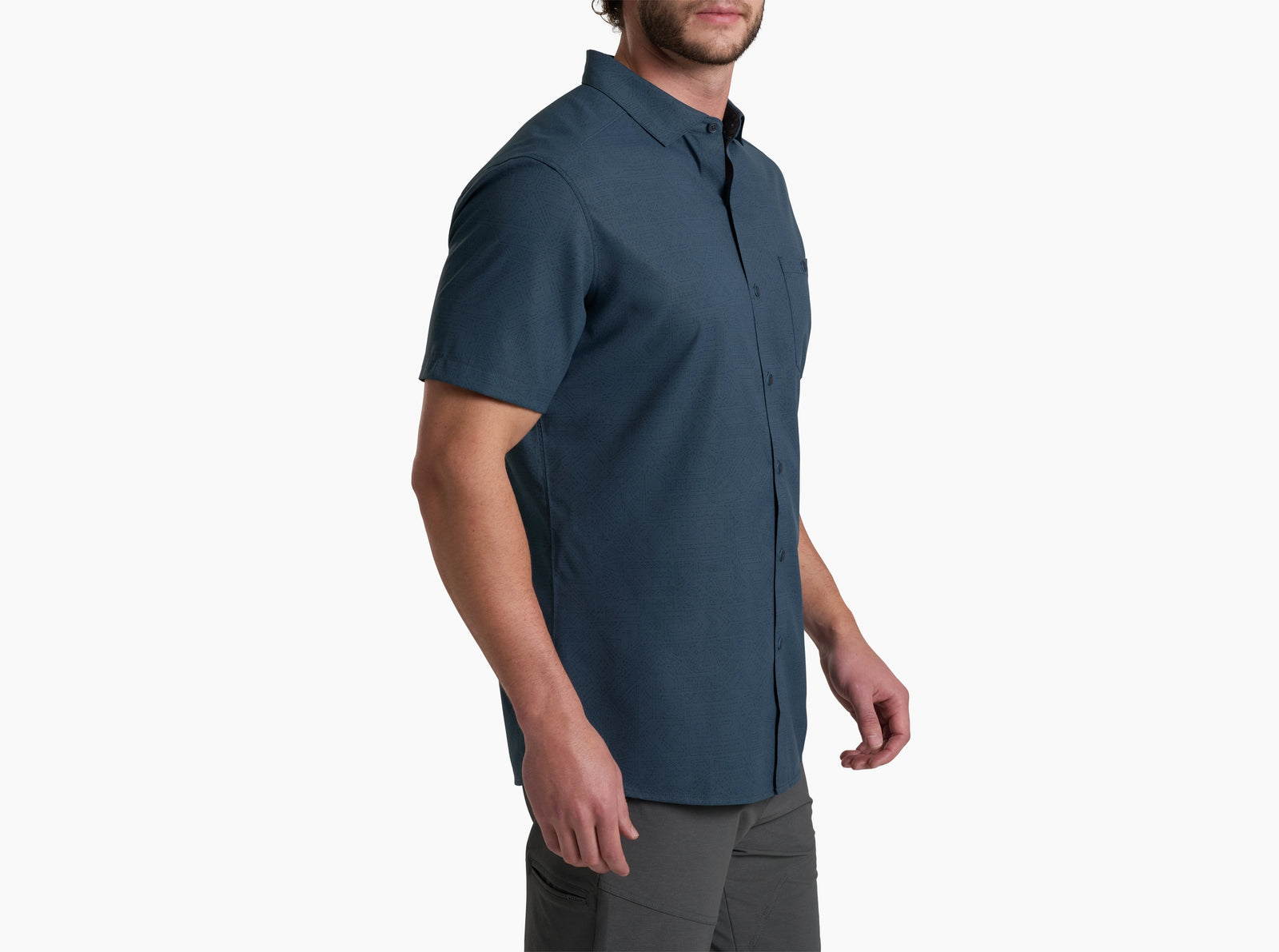 KUHL M SS Persuadr Shirt MIDNIGHT TIDE