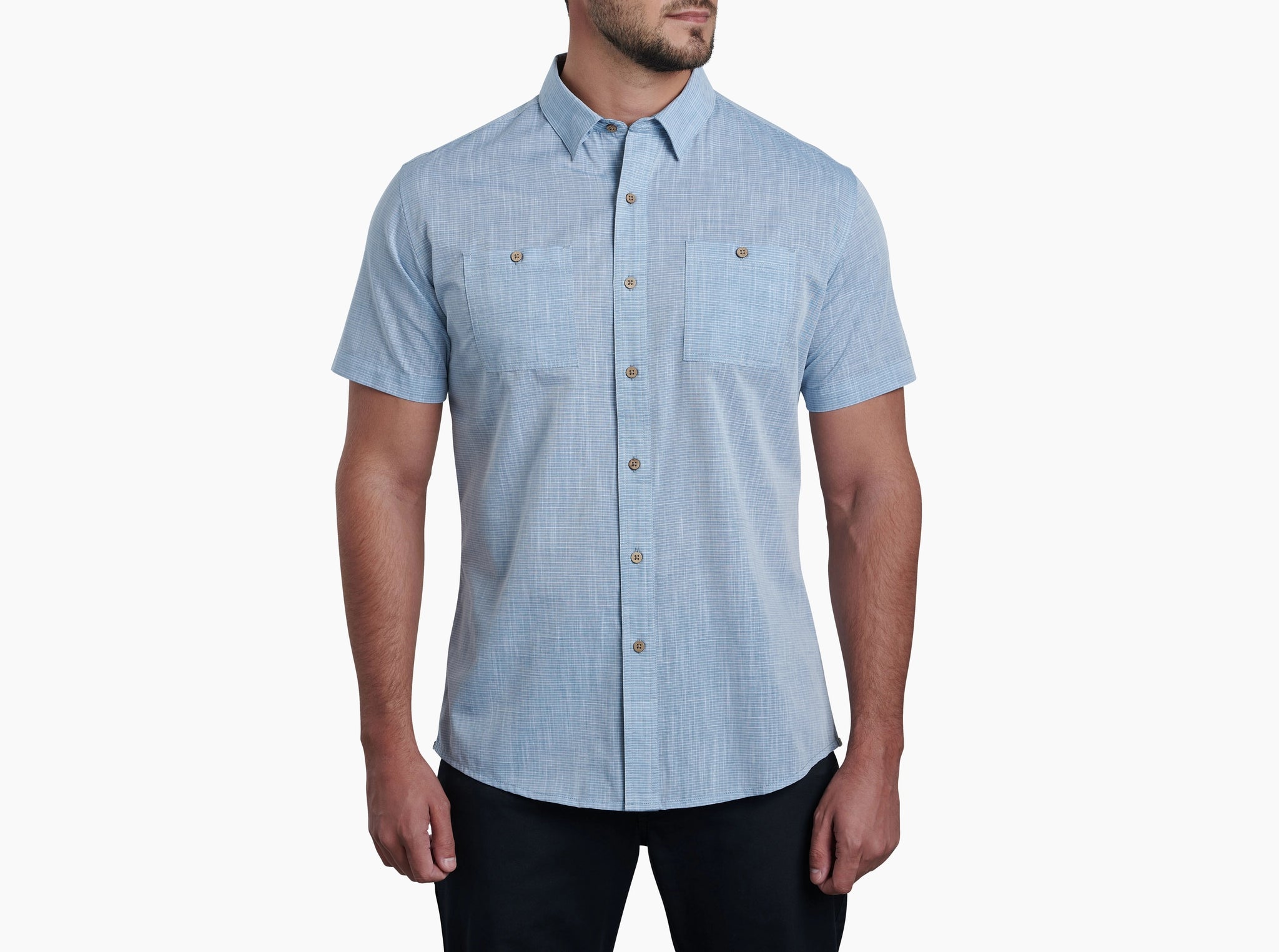 KUHL M SS Karib Shirt BLUE HORIZON