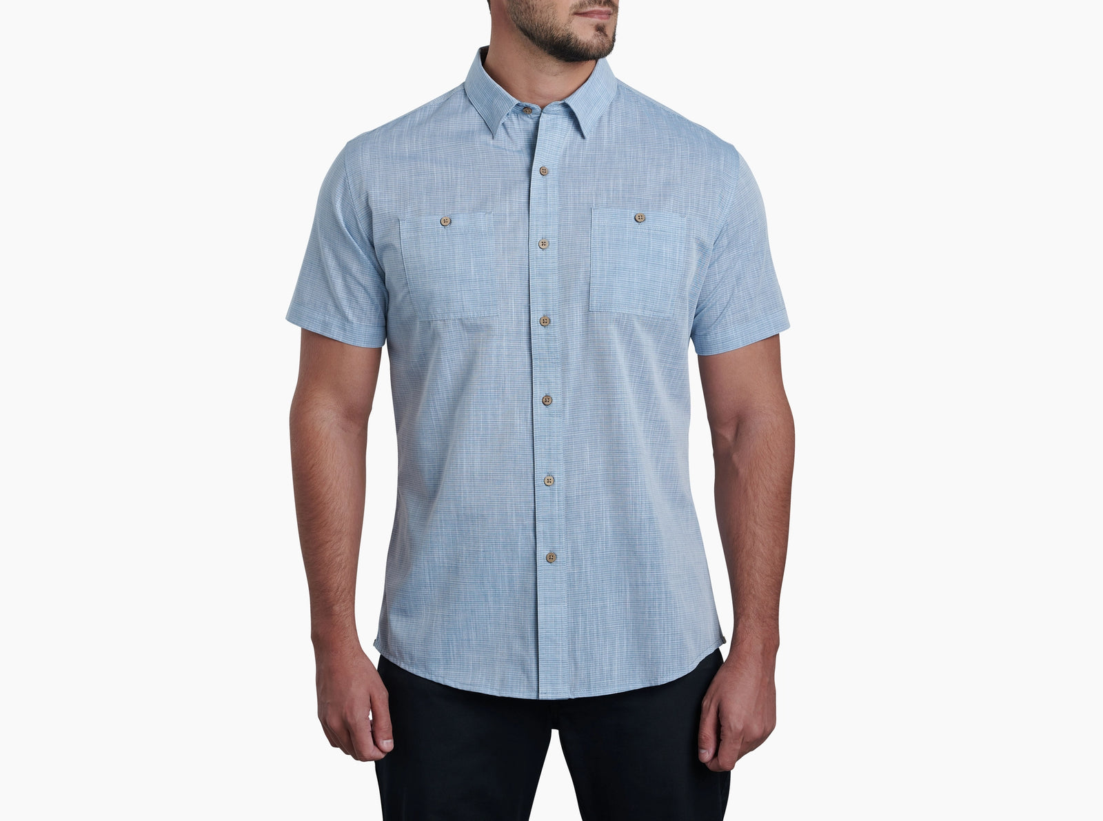 KUHL M SS Karib Shirt BLUE HORIZON