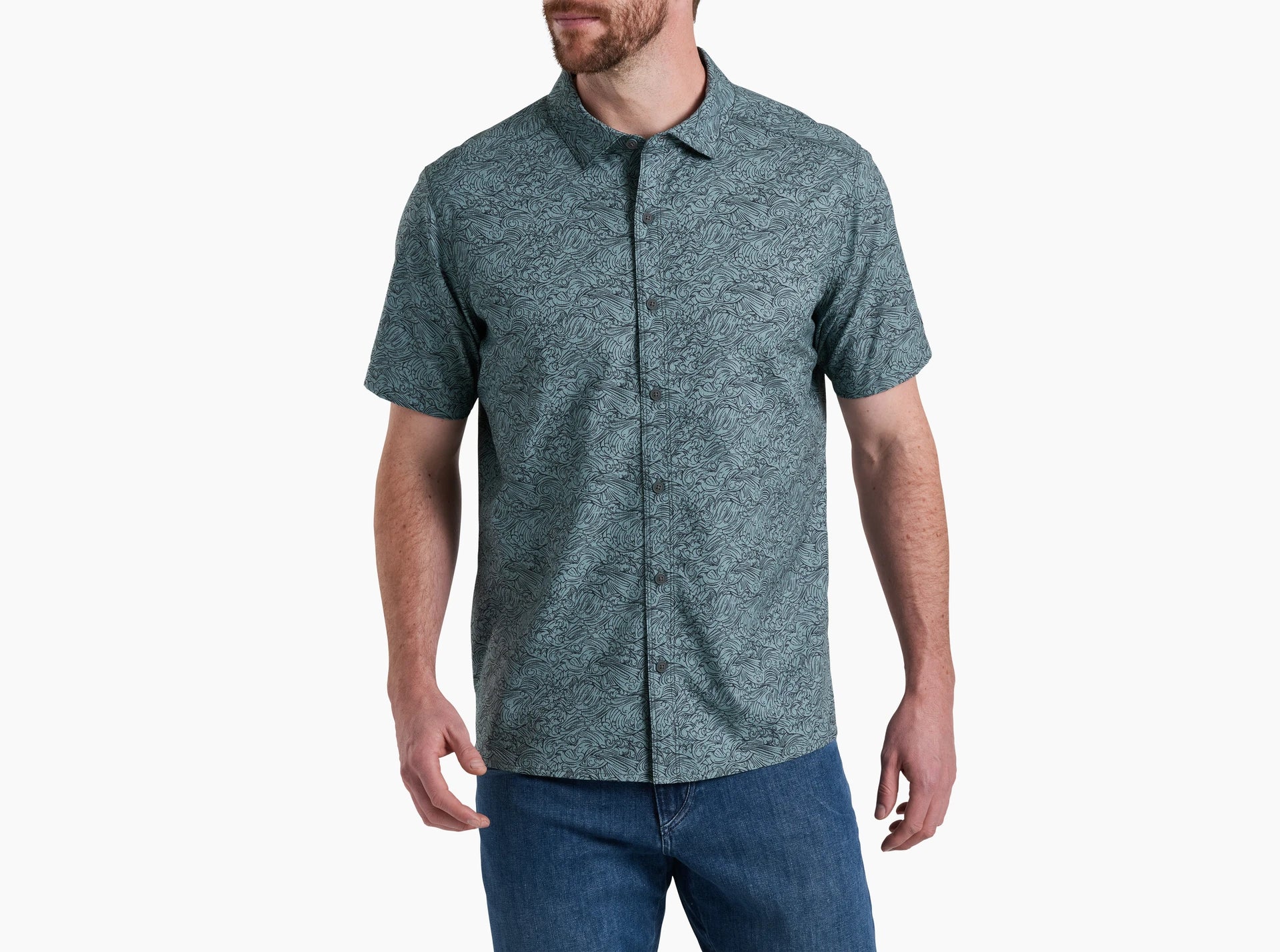 KUHL M SS Breeze Shirt DEEP WATERS